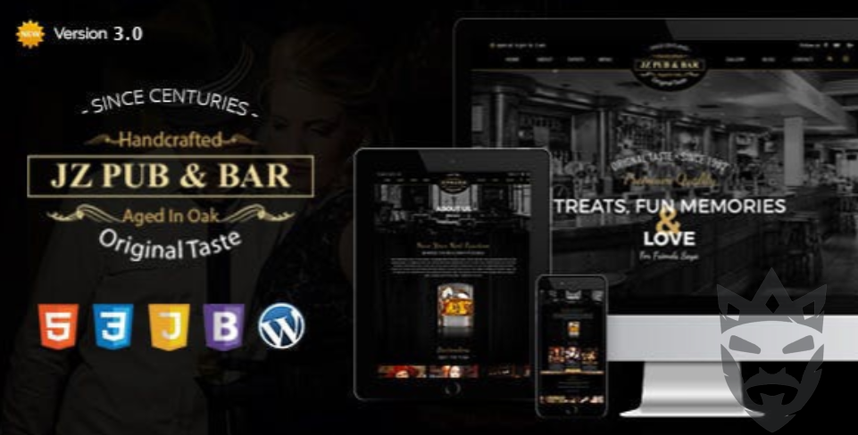 Jz Pub  Bar WordPress Theme