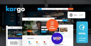 Kargo | Logistics  Transportation WordPress Theme