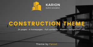 Karion - Construction  Building WordPress Theme