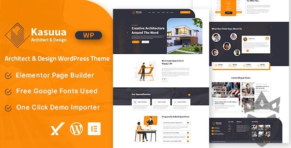 Kasuua – Architect  Design WordPress Theme