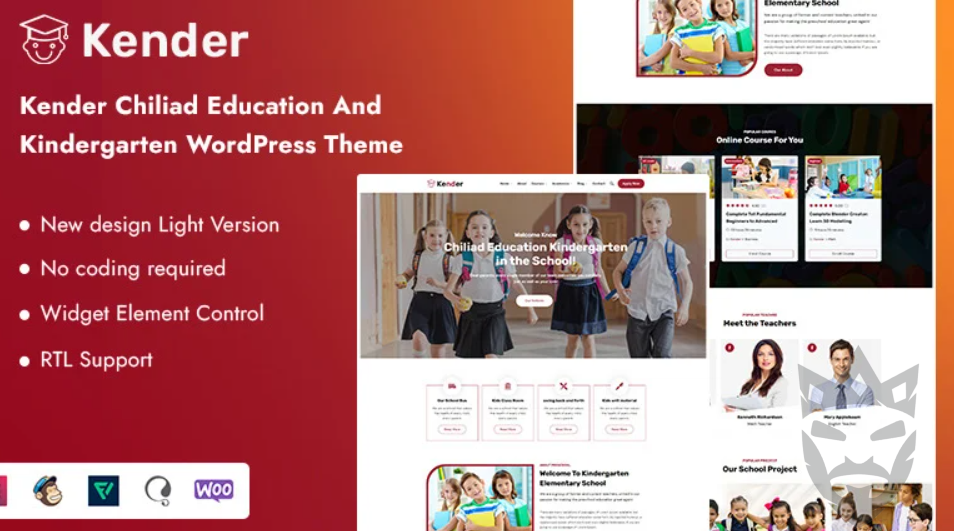 Kender – Chiliad Education And Kindergarten WordPress Theme