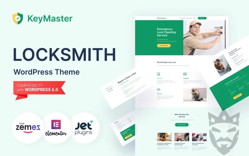 KeyMaster - Security Services WordPress Theme