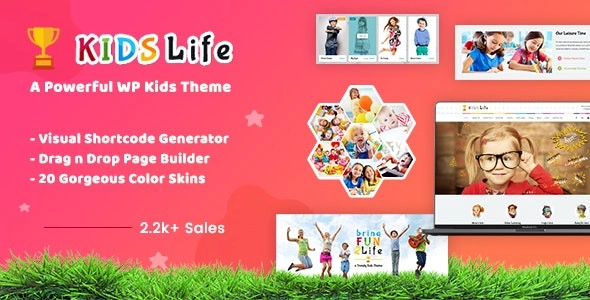 Kids Life | Children WordPress Theme