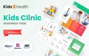 KidsHealth - Kids Clinic WordPress Theme