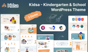 Kidsa – Kindergarten  School WordPress Theme