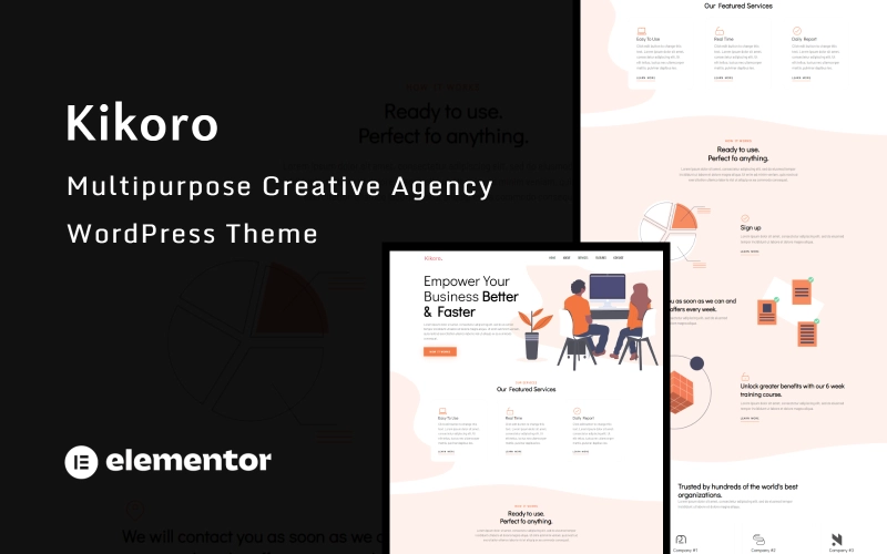 Kikoro - Creative Agency WordPress Theme