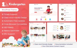 Kindergarten & Play School WordPress Theme