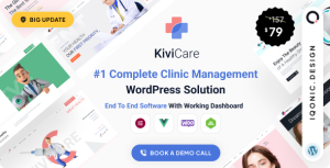 KiviCare  - Medical Clinic  Patient Management WordPress Solution