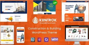 KonTruk - Construction  Building Elementor WordPress Theme