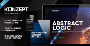 Konzept - Fullscreen Portfolio WordPress Theme