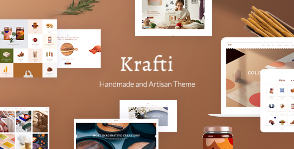 Krafti - Arts  Crafts WordPress Theme