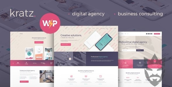 Kratz | Digital Agency Marketing and SEO WordPress Theme