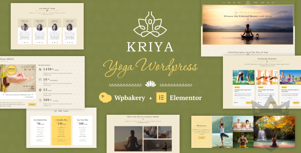 Kriya - Yoga WordPress Theme