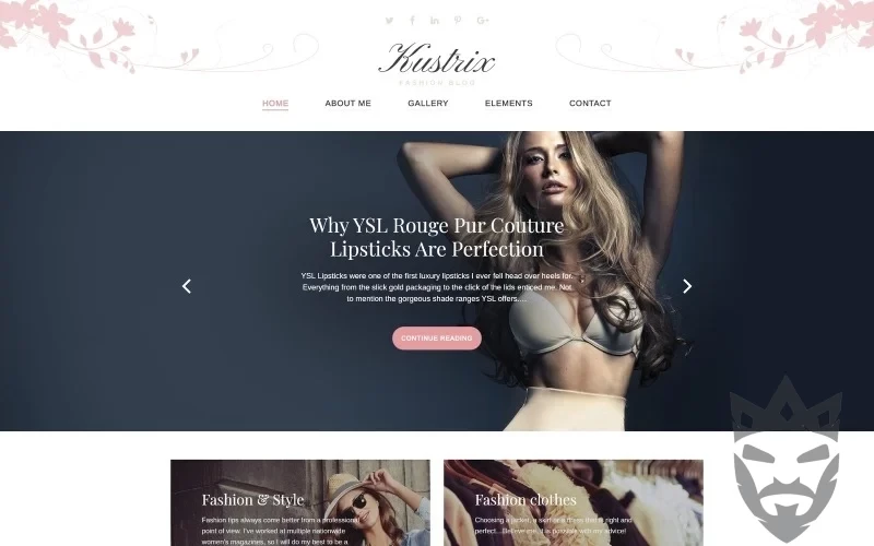 Kustrix - Fashion Blog Magazine WordPress Theme