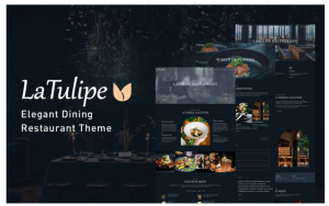 LaTulipe - Tasty Dining Restaurant WordPress Theme