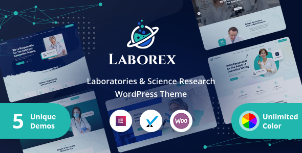 Laborex – Laboratory  Research WordPress Theme