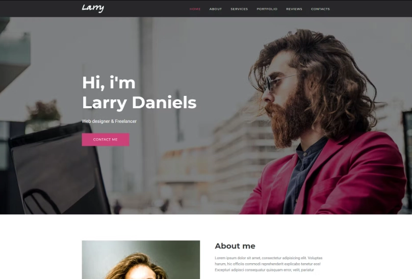 Larry. - Personal WordPress Theme