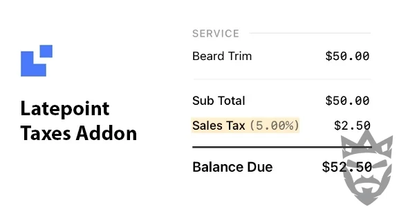 LatePoint Addon - Taxes
