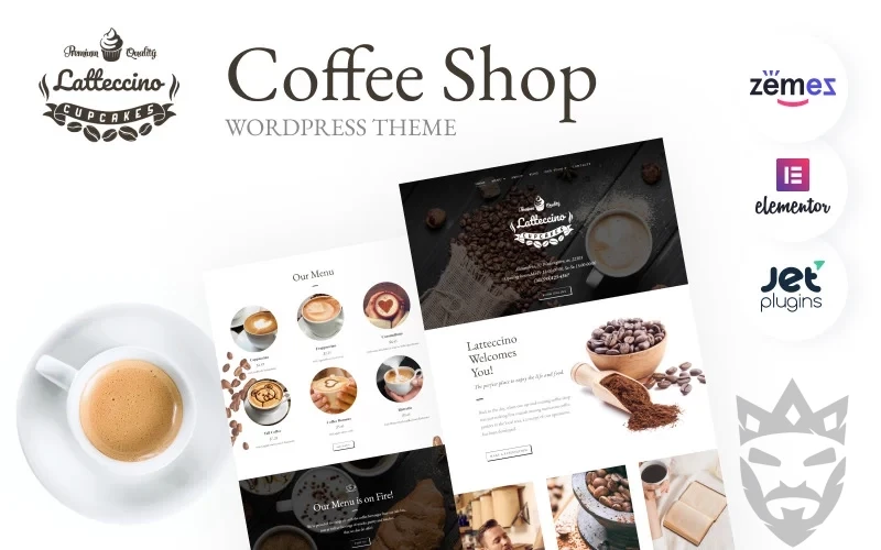 Latteccino - Coffee Shop WordPress Theme