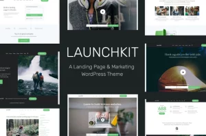 Launchkit Landing Page & Marketing WordPress Theme