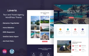 Laveria – Tour and Travel Agency WordPress Theme