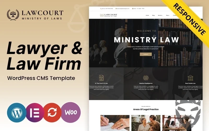 Lawcourt - Attorney & Lawyers WordPress Theme