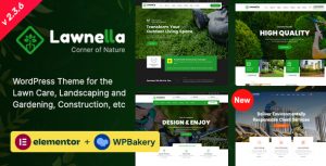 Lawnella - Gardening  Landscaping WordPress Theme