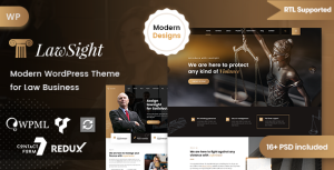 Lawsight - Law  Lawyer WordPress