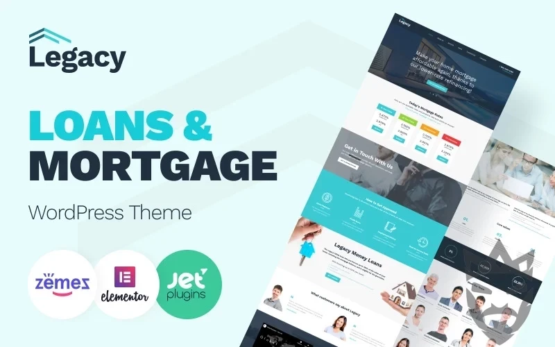 Legacy - Estate and Mortgage WordPress Theme