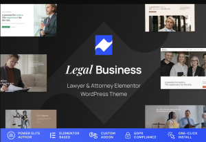 Legal Business - Attorney  Lawyer WordPress Theme