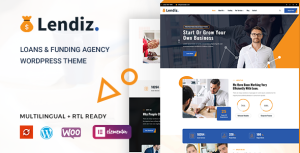 Lendiz - Loan  Funding Agency WordPress Theme