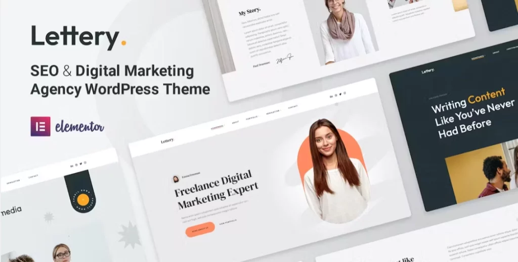 Lettery - Digital Marketing Agency WordPress Theme