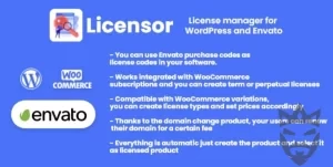 Licensor - License manager for WooCommerce and Envato