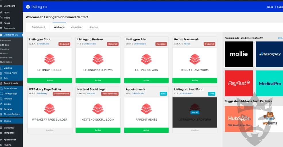 ListingPro Lead Form