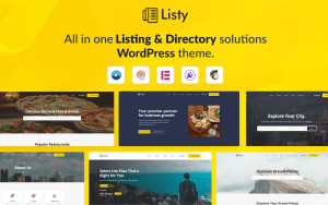 Listy - Listing  Directory WordPress Theme