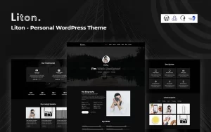 Liton - Personal & CV Responsive WordPress Theme