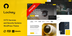 Lockey - CCTV and Security Systems WordPress Theme