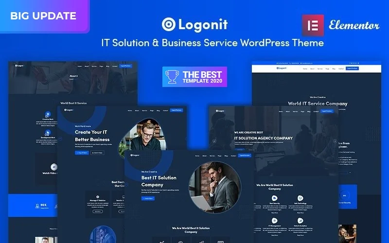 Logonit - IT Solutions and Business Service Responsive WordPress Theme