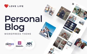 Love Life - Responsive Personal Blog WordPress Theme