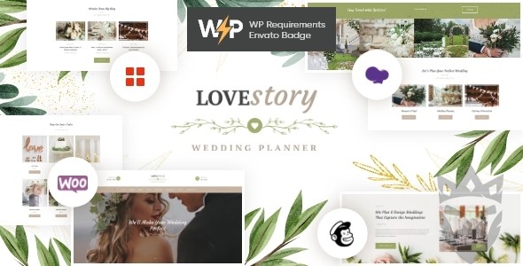 Love Story | Wedding and Event Planner WordPress Theme