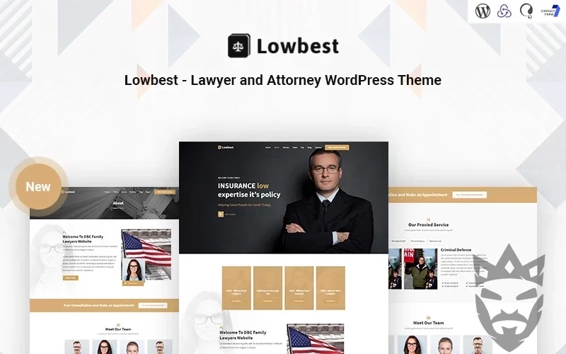 Lowbest - Lawyer and Attorney Responsive WordPress Theme