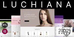 Luchiana - Cosmetics Beauty Shop Theme