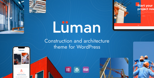 Luman - Construction WordPress Theme