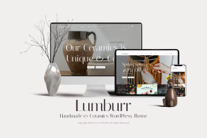 Lumburr – Handmade  Ceramics WordPress Theme