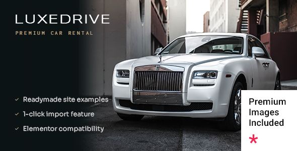 LuxeDrive - Limousine and Car Rental Theme