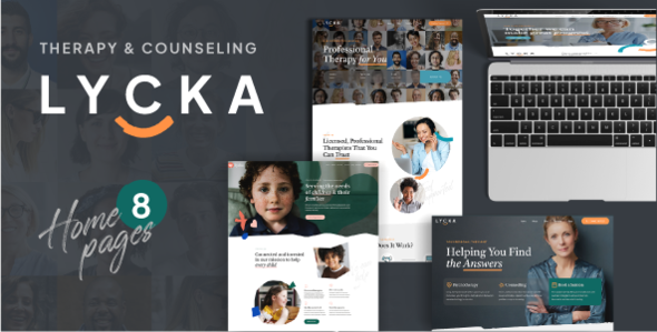 Lycka - Psychology Therapy  Counseling WordPress Theme