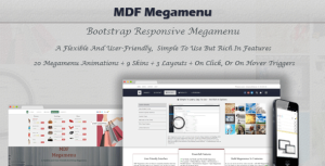 MDF Megamenu - Bootstrap Responsive WordPress Megamenu