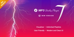 MP3 Sticky Player Wordpress  WooCommerce Plugin