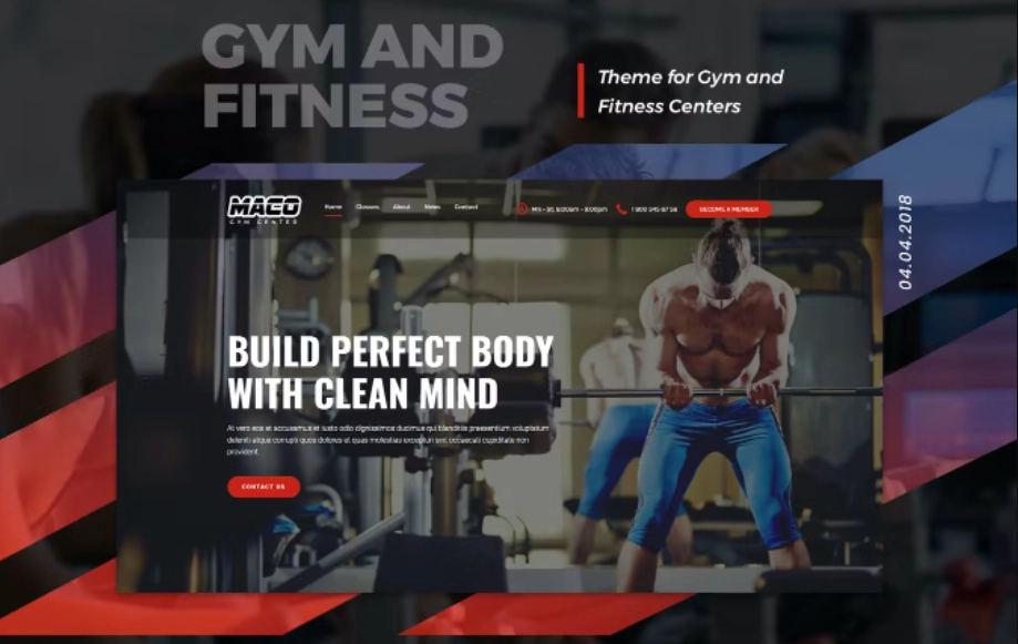 Maco | Gym and Fitness WordPress Theme