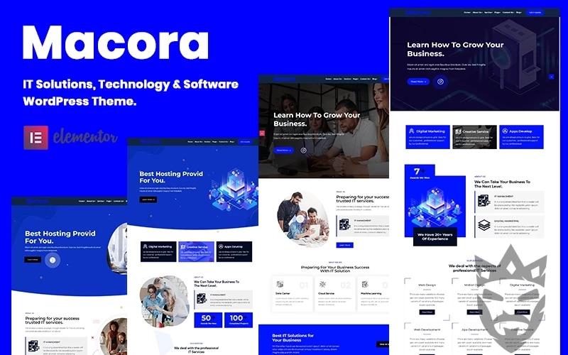 Macoro - Digital Agency & Multipurpose WordPress Theme